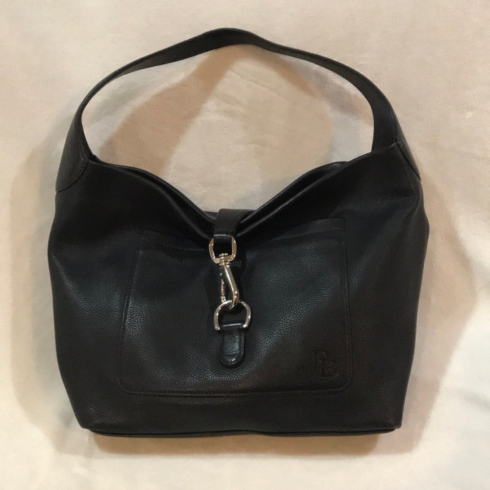 Dooney and Bourke Black Leather Shoulder Bag